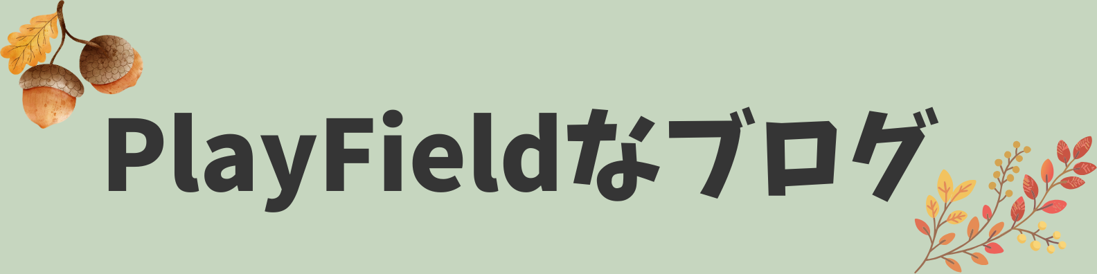 PlayFieldなブログ